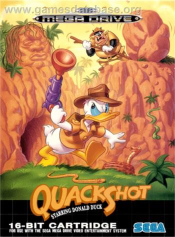 Cover Quack Shot Starring Donald Duck for Genesis - Mega Drive